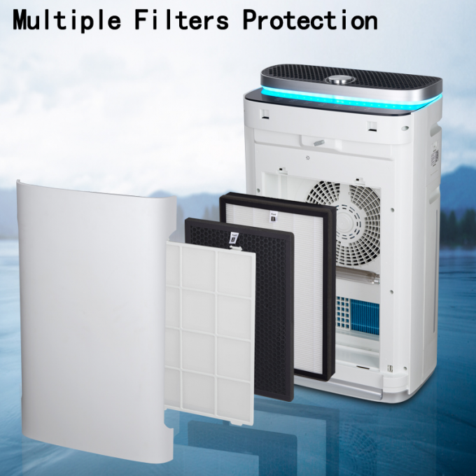 HOMEFISH 110-240V ホーム WIFI フォルマルデヒド 空気浄化器 紫外線 消毒 H13 HEPAフィルター 0
