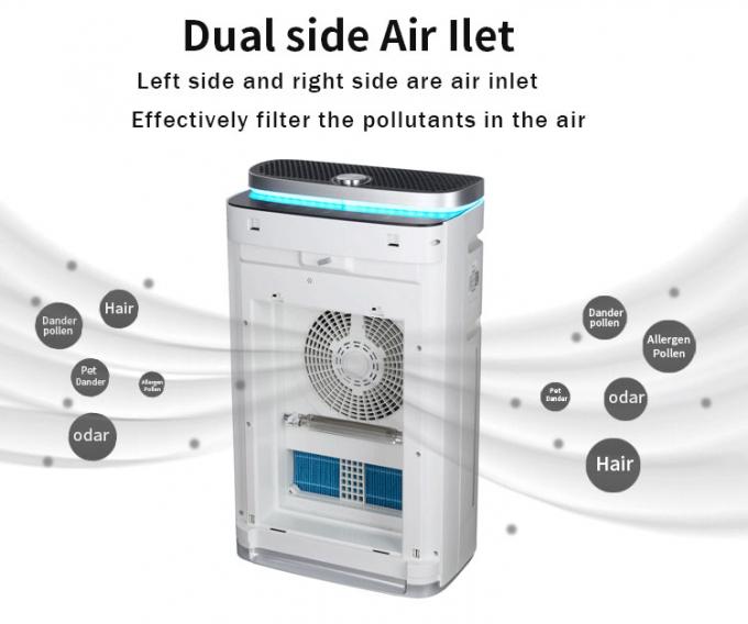 HOMEFISH 110-240V ホーム WIFI フォルマルデヒド 空気浄化器 紫外線 消毒 H13 HEPAフィルター 4