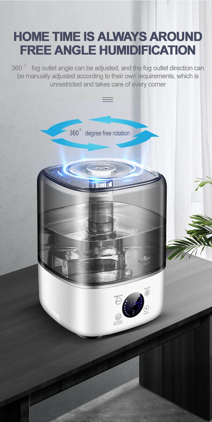 HOMEFISH BPAフリー 5L 大容量の湿気化器 紫外線消毒ライト 電気プラグ 12