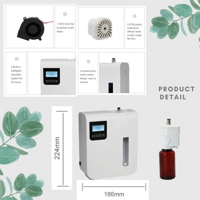 HOMEFISH WIFI スマート HVAC 香りディフューザー 300ML 家庭用香りディフューザー 5