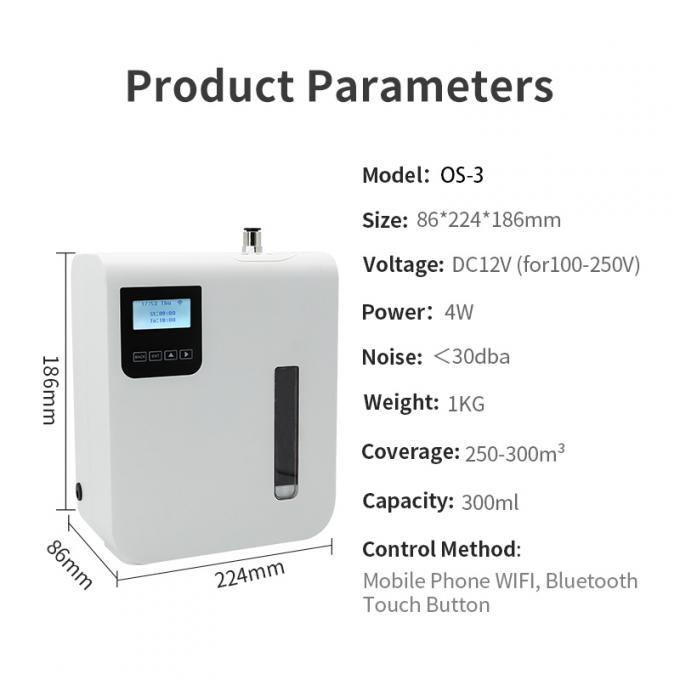 HOMEFISH WIFI スマート HVAC 香りディフューザー 300ML 家庭用香りディフューザー 7
