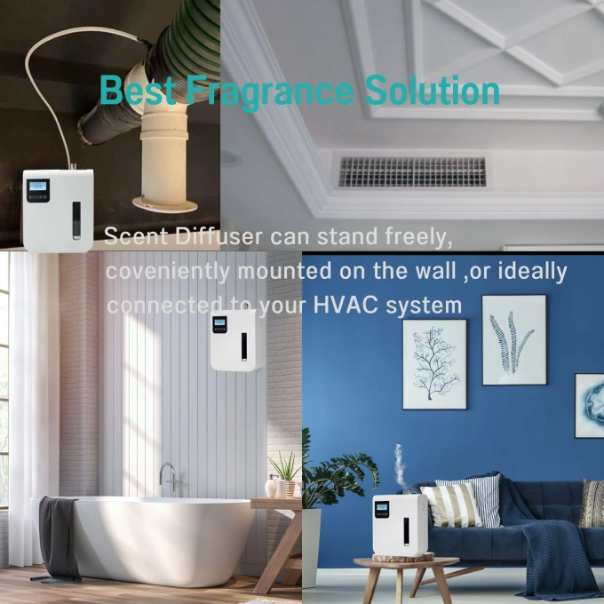 HOMEFISH WIFI スマート HVAC 香りディフューザー 300ML 家庭用香りディフューザー 10