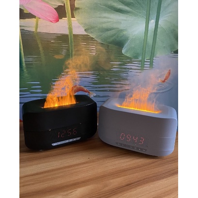 HOMEFISH 400ml ブルートゥース アラームクロック アロマディフューザー 超音波 スマート湿気器 DC 24V 0