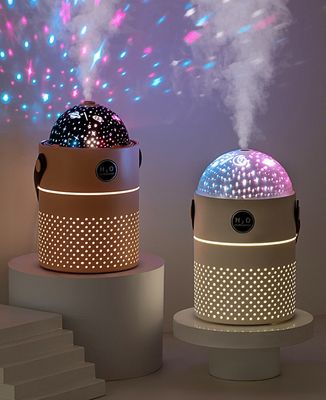 よい価格 HOMEFISH 充電可能なバッテリー エッセンシャルオイルディフューザー 550ml 投射式空気湿化器 オンライン