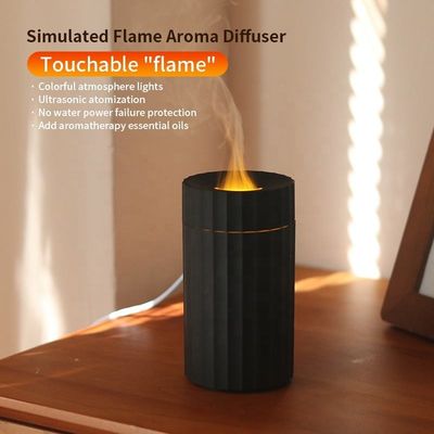 よい価格 C型 100ml 炎湿化器 7C LED 変化灯付きの火の芳香ディフューザー オンライン