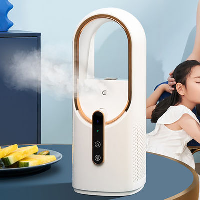 よい価格 葉のない扇風機 ミニエアコン ポータブルUSB充電式 水冷エアコン 家用スプレー湿気冷却機 オンライン