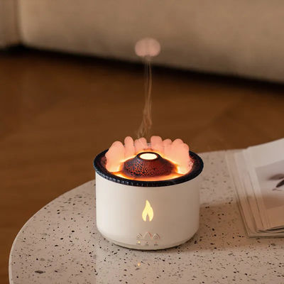 よい価格 HOMEFISH 超音波アロマ水湿器 火山油拡散器 360ML USB 設置 オンライン