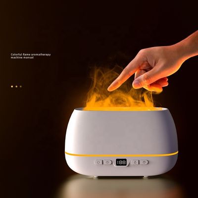 よい価格 2023年 新デザイン 超音波炎拡散器 200ml RGBライト炎湿化器 リモコン付き 家庭用芳香拡散器 オンライン