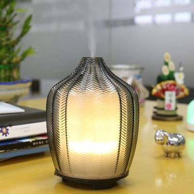 よい価格 ホームフィッシュ OEM 商業アート ガラス アロマディフューザー ネブライザー エッセンシャルオイル 120ml 香り機 超音波 オンライン
