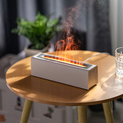 よい価格 HOMEFISH 炎シミュレーション湿気化器 寝室用大容量デスクトップアロマテラピーディフューザー オンライン