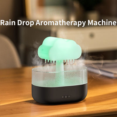 よい価格 HOMEFISH レインドロップ アロマテラピー マシン ストレスを軽減するための色彩豊かなグラデント雰囲気光 オンライン